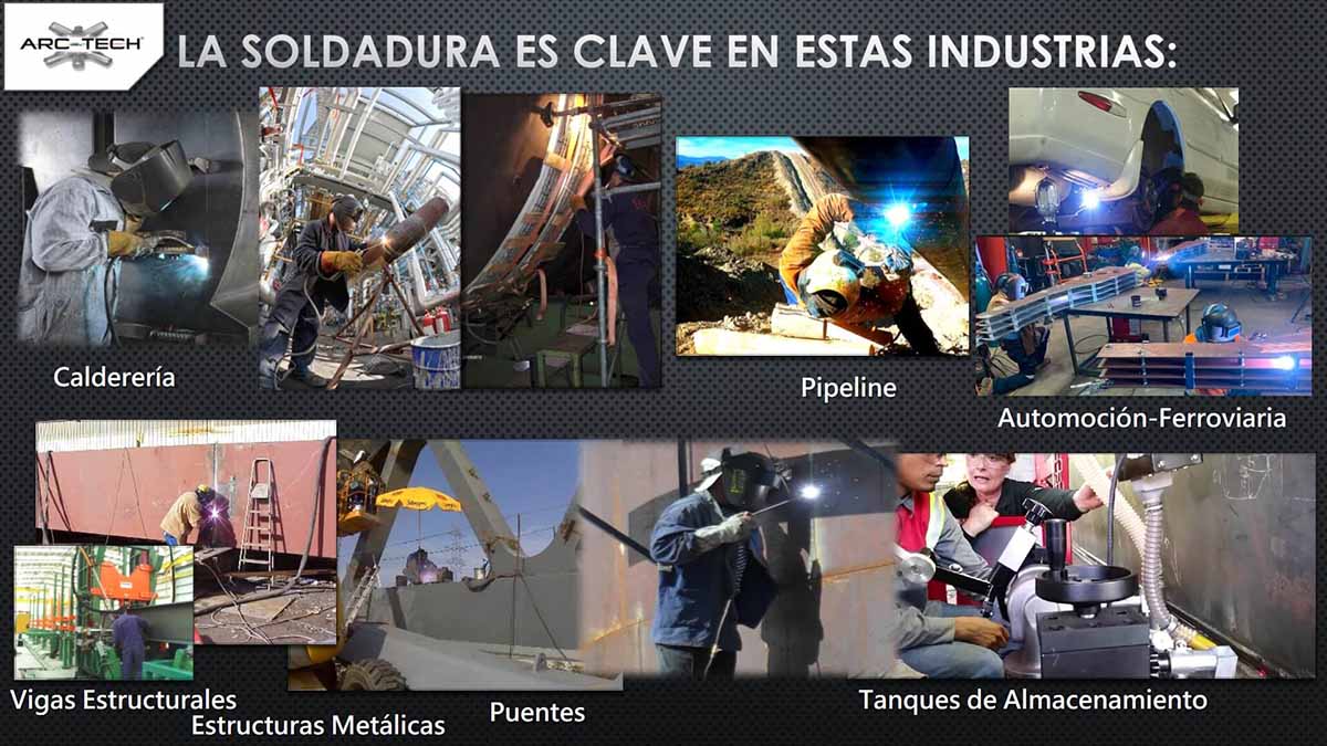 Soldadura esencial en industria