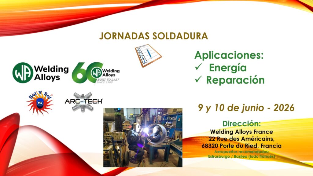 Sesión técnica de Soldadura de Reparación y Mantenimiento